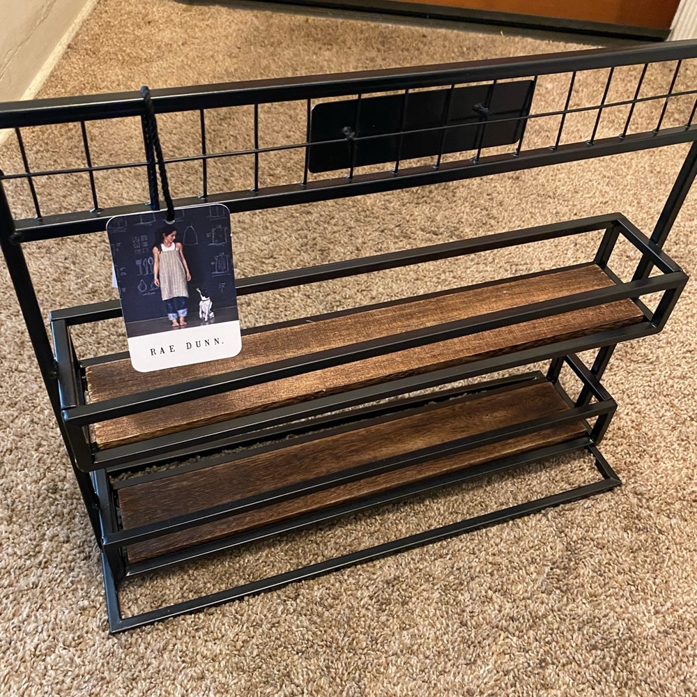 RAE DUNN | NWT Double Stack “SPICES” Rack - Picture 3 of 6
